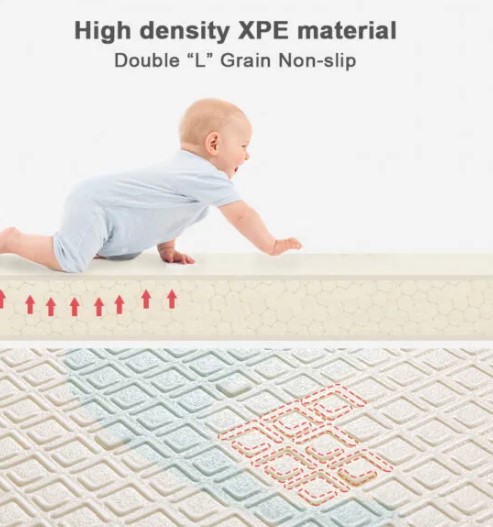 Covor pliabil de joaca, termoizolant cu doua fete 200 x 180 cm, Orasel - imagine 10