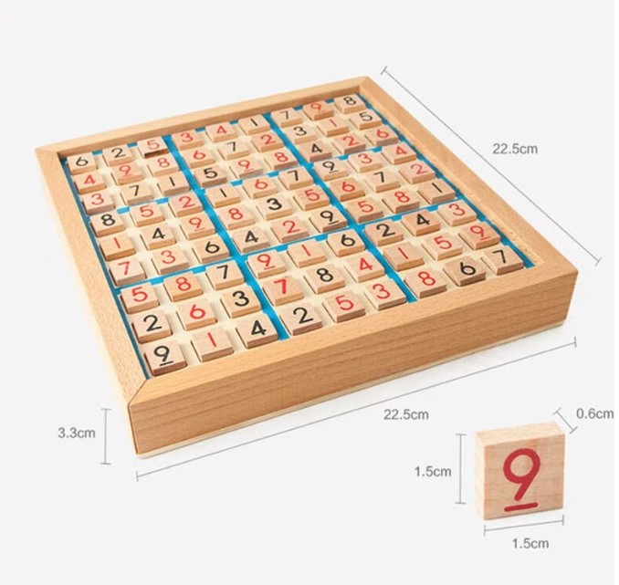 Joc de societate din lemn, Sudoku, 6 ani+ - imagine 3
