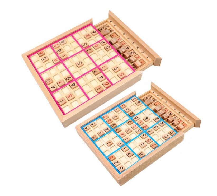 Joc de societate din lemn, Sudoku, 6 ani+