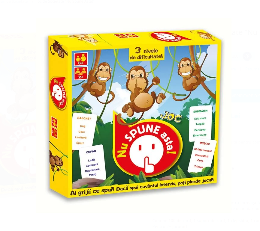 Joc de societate pentru copii, Nu Spune Asta!, 6 ani+