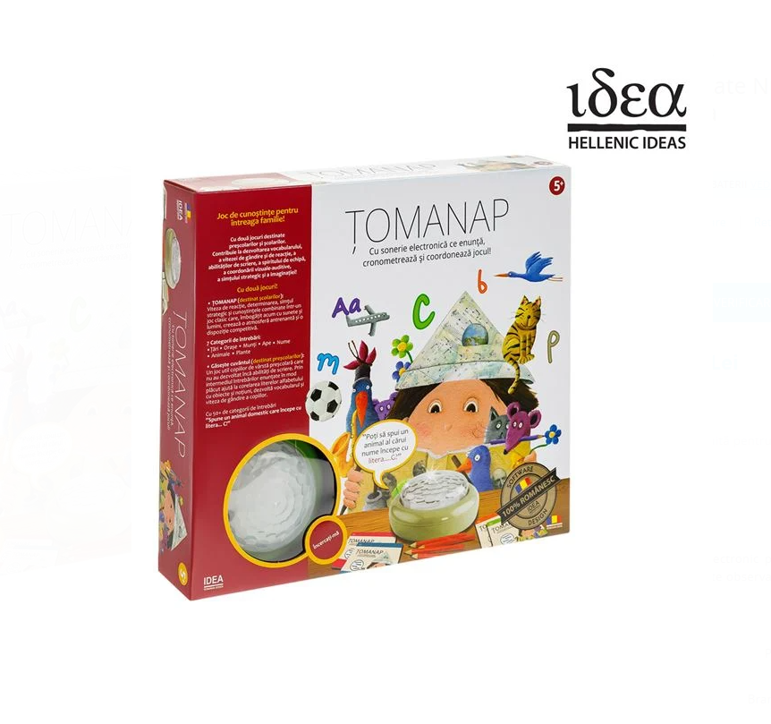 Joc de societate prescolari, TOMANAP, 5 ani +