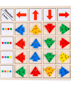 Joc de tip Montessori, de secvențialitate și orientare spațială, 3 ani