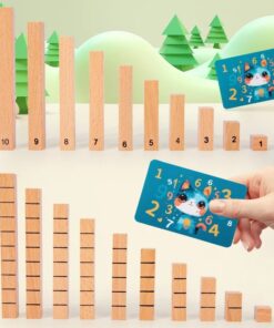 Alternative view of Joc educativ din lemn cu cifre si operatiuni aritmetice simple, 3 ani+