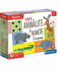 Joc educativ domino, Animalute si Numere, 4 Ani+