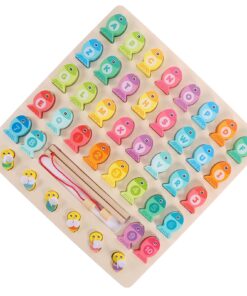 Joc magnetic de pescuit, Litere si cifre si Abinute, 3 ani