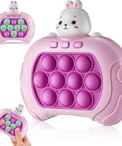 Pop it electronic, joc interactiv dezvoltare memorie, Iepuras, 3 ani+