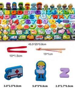 Alternative view of Puzzle Logaritmic-8 Activitati, 3 ani