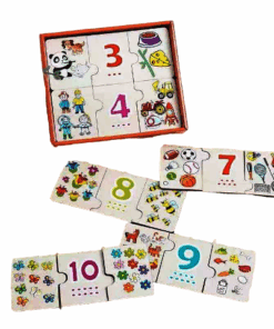 Alternative view of Puzzle educativ de asociere 3 piese, Multimi