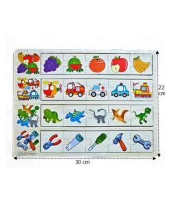 Puzzle educativ de asociere, 4 familii