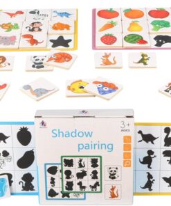 Alternative view of Puzzle educativ de asociere, Umbre, 3 ani