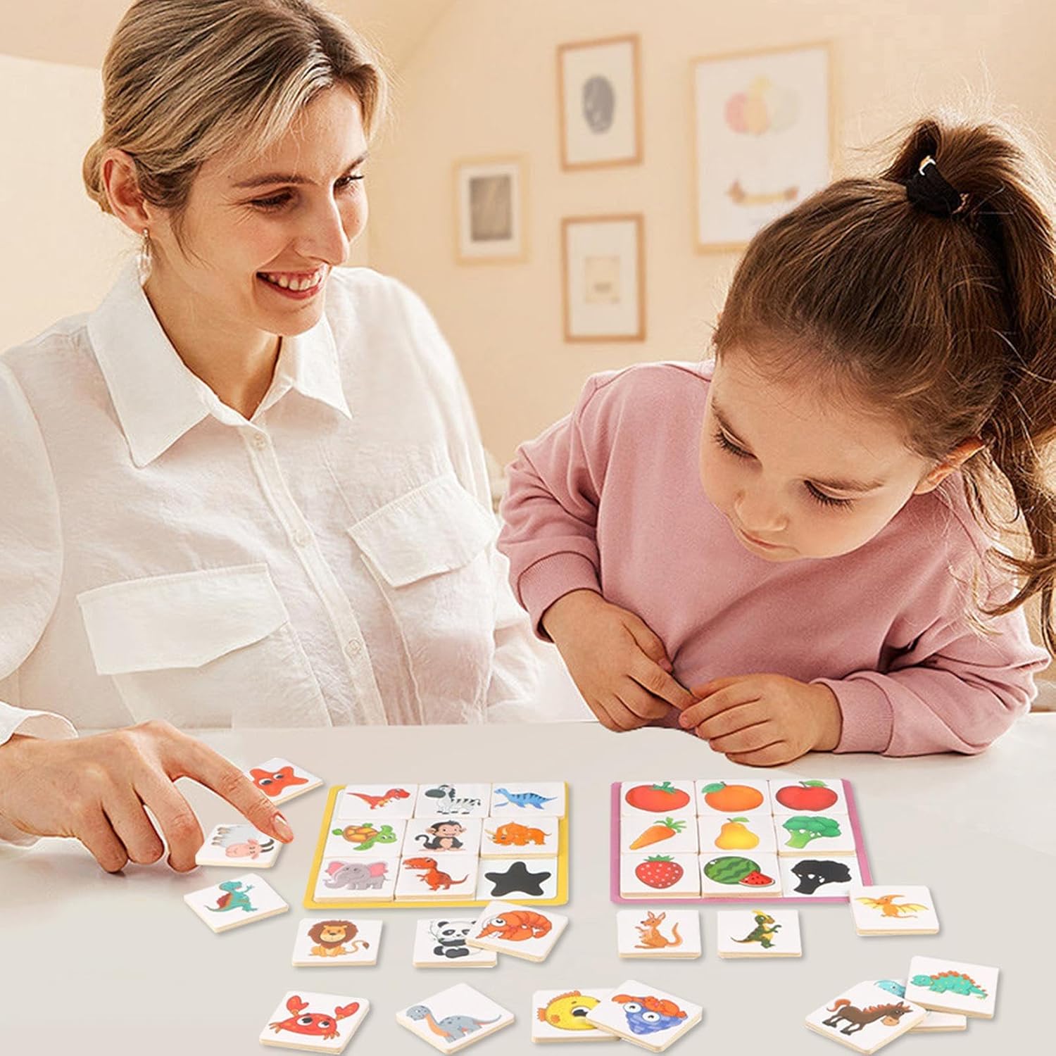 Puzzle educativ de asociere, Umbre, 3 ani - imagine 6