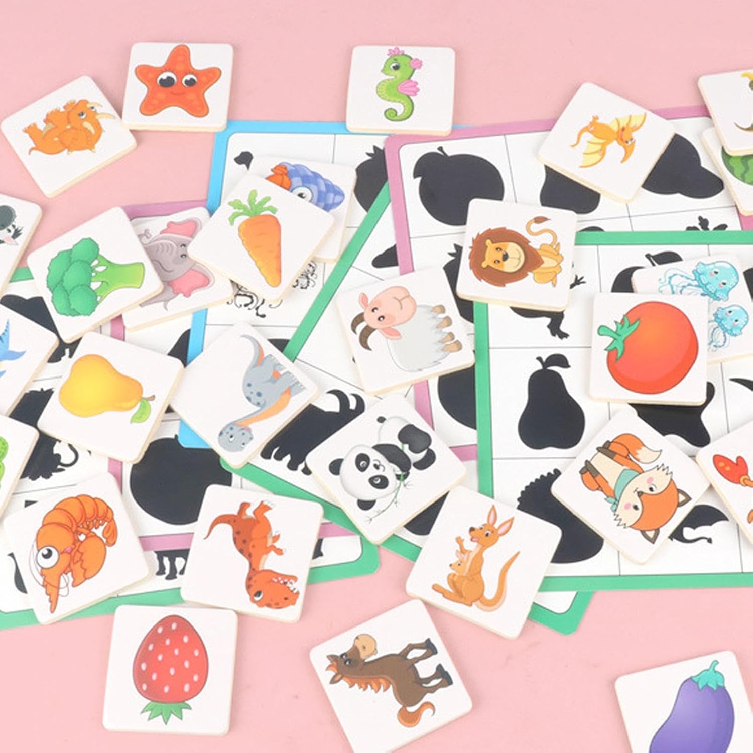 Puzzle educativ de asociere, Umbre, 3 ani - imagine 4