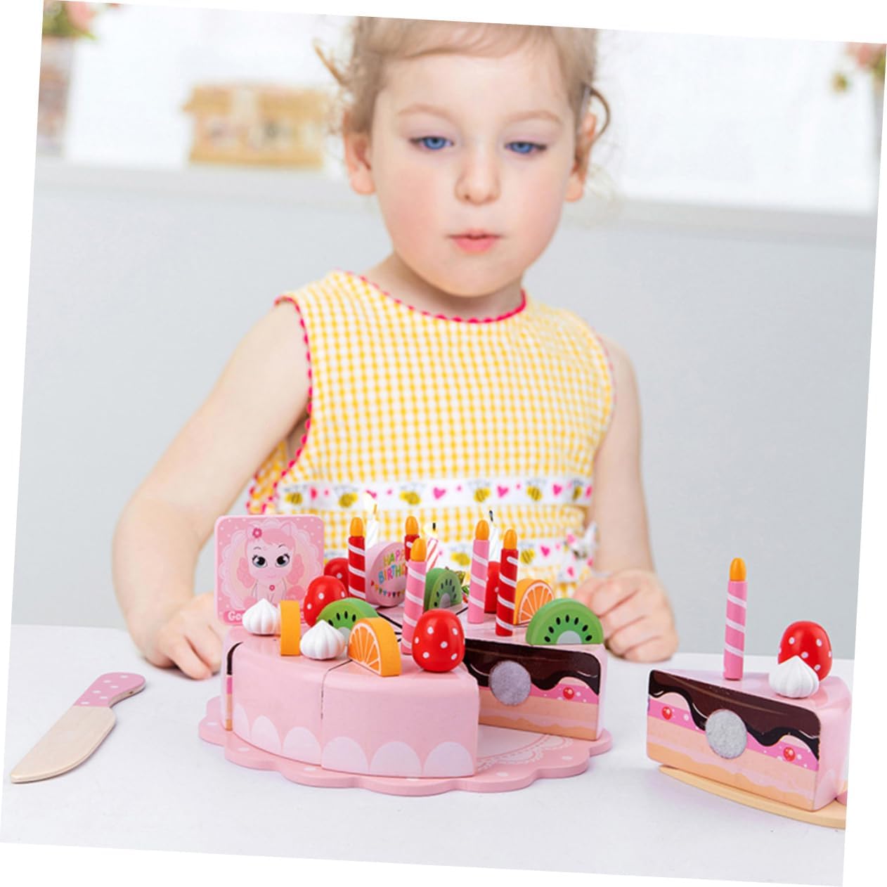 Tort aniversar de feliat din lemn, 3 ani - imagine 5