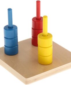 Turn Montessori cu discuri, Sortator de forme pe coloane