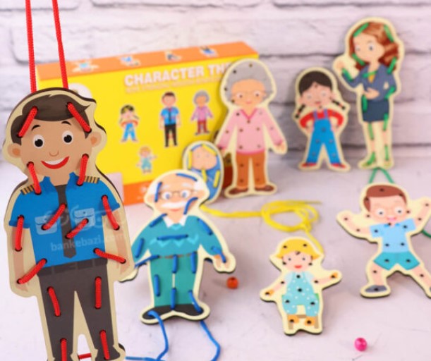 Joc de snuruit, Exersarea abilitatilor motorii fine, Membrii familiei, 3 ani