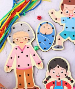 Alternative view of Joc de snuruit, Exersarea abilitatilor motorii fine, Membrii familiei, 3 ani