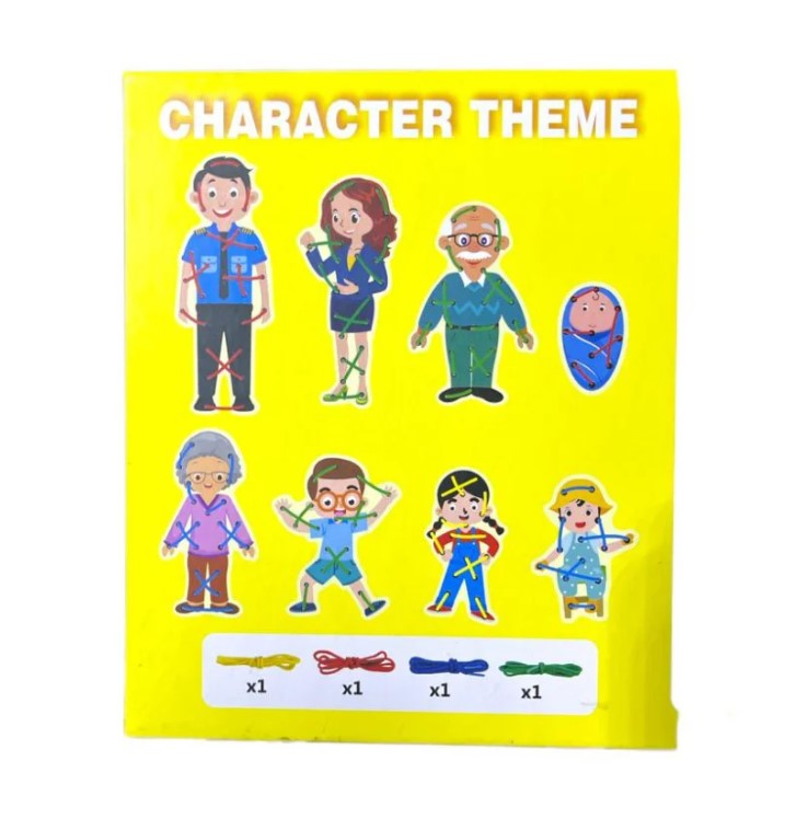 Joc de snuruit, Exersarea abilitatilor motorii fine, Membrii familiei, 3 ani - imagine 5