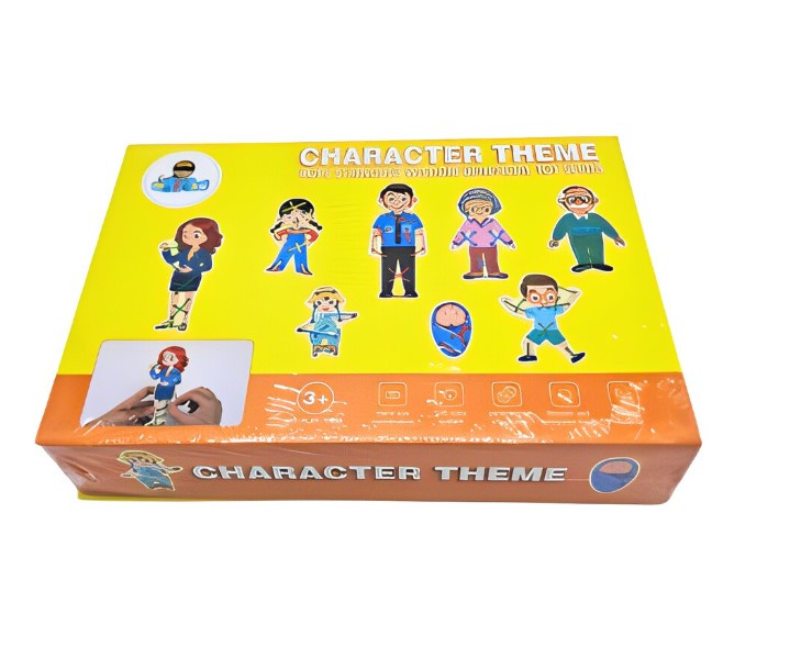 Joc de snuruit, Exersarea abilitatilor motorii fine, Membrii familiei, 3 ani - imagine 4