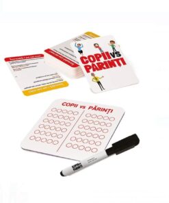 Joc de societate AS pentru copii,”Copii vs Parinti”, 7 ANI+