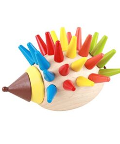 Alternative view of Joc de tip Montessori, Jucarie senzoriala si motrica Arici, 3 ani