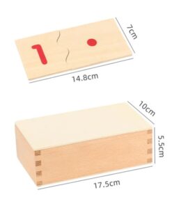 Alternative view of Joc de tip Montessori, Numere și Cantități, Set de potrivire