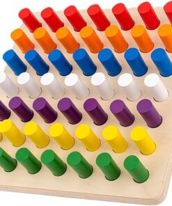 Joc educativ  de tip Montessori- 49 piese, Cilindri