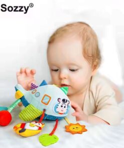 Alternative view of Joc senzorial pentru pătuț, cărucior și landou, Avion, 0 luni+