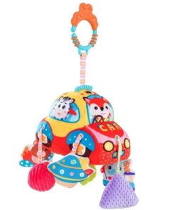 Joc senzorial pentru pătuț, cărucior și landou,Masinuta, 0 luni+