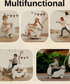 Alternative view of Jucarie 5 in 1, masinuta, Bicicleta, Balansoar, Trambulina, Placa de echilibru, 1 an+