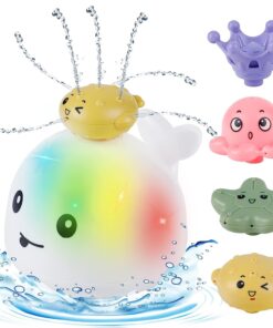 Jucarie de baie, Balena care lumineaza si stropeste, 1 an+
