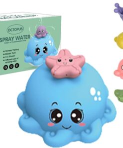 Alternative view of Jucarie de baie, Caracatita care lumineaza si stropeste, 1 an+, Albastru