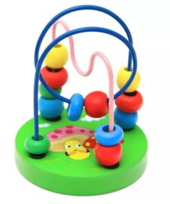 Jucarie educativa pentru bebelusi, cu labirint de margele, 18 LUNI+