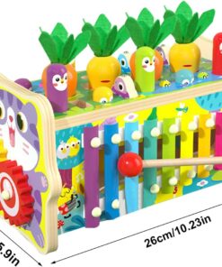 Alternative view of Jucarie educativa din lemn, tip Montessori, 8 in 1, 3 ani