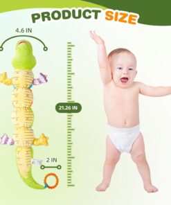 Alternative view of Jucarie moale si senzoriala pentru bebelusi cu metru de masurare, Croco, 0 luni