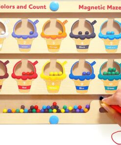 Alternative view of Labirint magnetic, Joc sortare culori in limba engleza, 3 ani