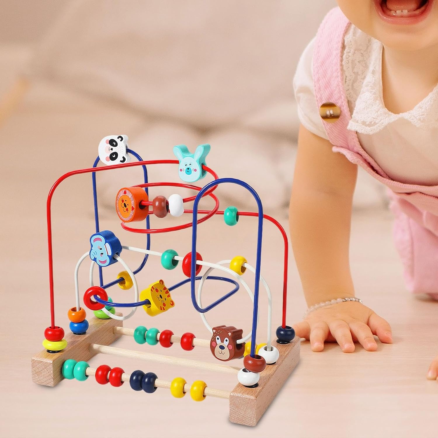 Labirint motricitate cu abac, Animale, 3 ani - imagine 2