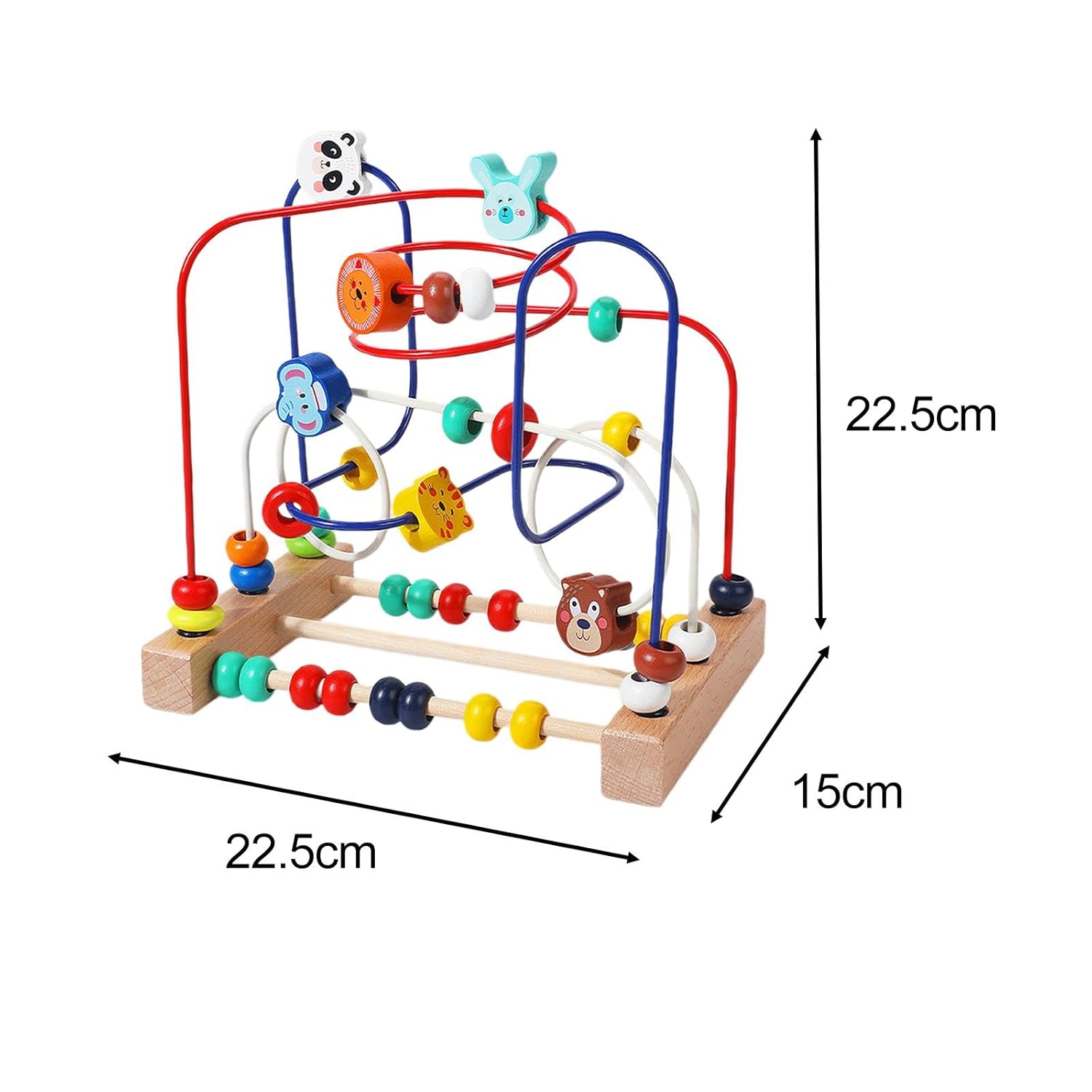 Labirint motricitate cu abac, Animale, 3 ani - imagine 3