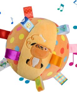 Minge moale si senzoriala pentru bebelusi, 15 cm, Material textil