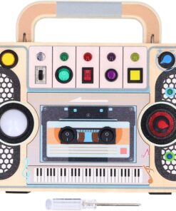 Mini Busy Board cu activitati, Radio, 3 ani +