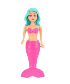 Alternative view of Papusa sirena, 18 cm,Coada care se misca, Jucarie de baie, 2 ani+