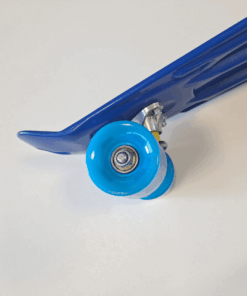 Alternative view of Penny board copii, Cauciuc/Aluminiu, LED, Max 100 kg, 56 cm, Bluemarin