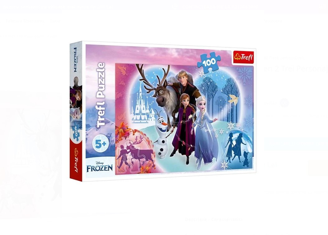 Puzzle Trefl carton 100 piese, Frozen 2