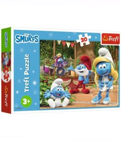 Puzzle Trefl carton 30 piese, Strumfii