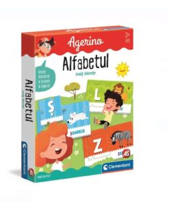 Puzzle educativ in limba romana si engleza, Silabe, 4 ani