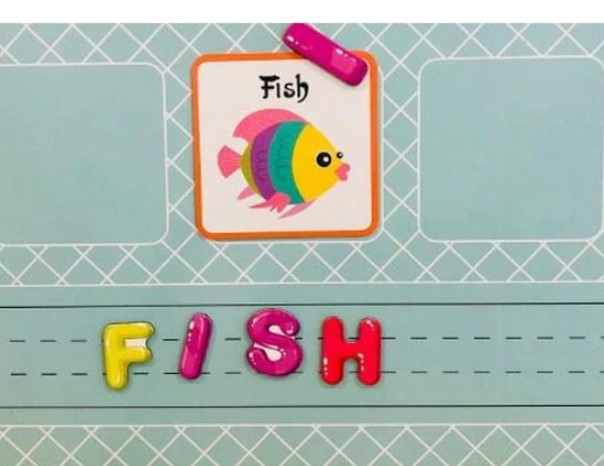 Puzzle magnetic tip carte, Numere si alfabet, 3 ani+ - imagine 4