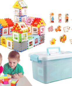 Set 115 de cuburi de constructie, 3 ani+