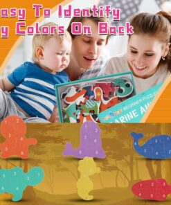 Alternative view of Set 6 puzzle-uri bebelusi din 6 piese mari,15 cm, Mijloace transport, 1-3 ani