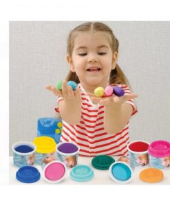 Alternative view of Set Plastilina 10 recipiente Frozen, capac cu matrita, 280 grame, 3 ani +