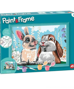 Set creativ, Pictura pe numere, Iepurasi, 9 ani+