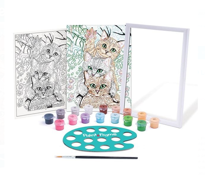 Set creativ, Pictura pe numere, Pisicute, 9 ani+ - imagine 3